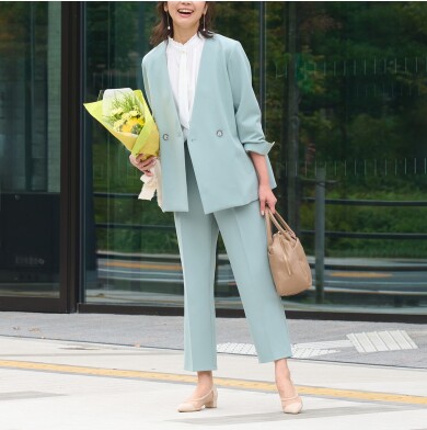 👗ON・OFF問わずどんなスタイルにも合う！【すごナノ撥水】ノーカラージャケット👗