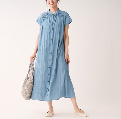 👗昨年大ヒット！暑い日も楽ちん、ゆるっとさらっと涼やかなワンピース👗
