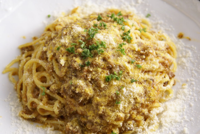 定番！ミートソースパスタ