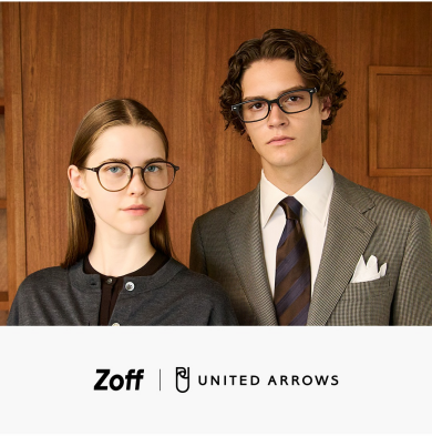 「Zoff」×「UNITED ARROWS」2025秋冬 　”ライフスタイルに寄り添う”アイウェアコレクション