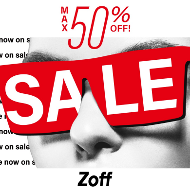 お得な夏SALE開催！フレームやサングラスが最大50％OFFに！！