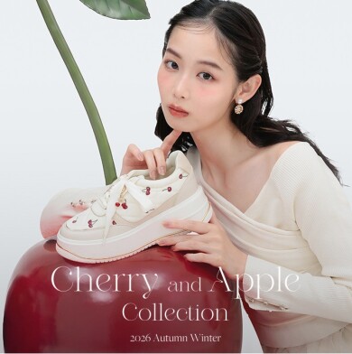 【RANDA(ランダ)】秋の装いに、さりげなく甘い彩りを。 “Cherry and Apple Collection”〈10月16日(金)発売予定〉