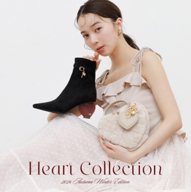【RANDA（ランダ）】さりげない遊び心と洗練されたムードを添えて “Heart Collection”〈9月11日（金）発売予定〉  レディースブランド「RANDA（ランダ）」は、9月11日（金）より“Heart Collection”を発売いたします。