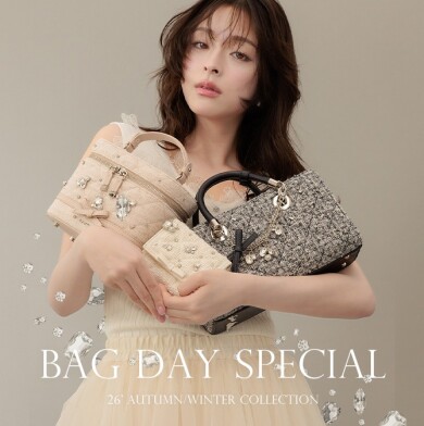 【RANDA（ランダ）】まるでジュエリーを纏うような “BAG DAY SPECIAL”が登場〈8月上旬発売予定〉