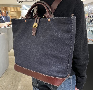【ビアベリー】 backTOTEpack ファスナー付きモデル トートバッグ