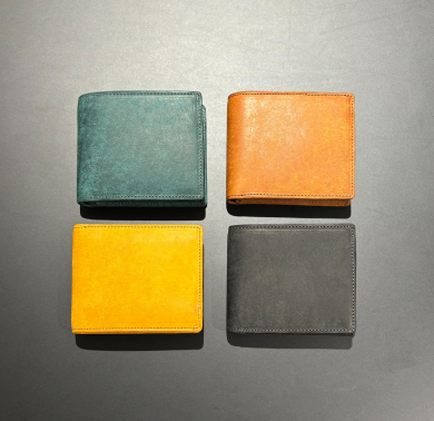 ヒズファクトリー Classico クラシコ シンプルBOX型 二つ折り財布 
