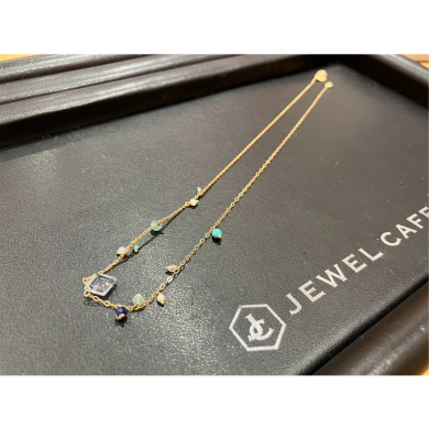 K18ネックレス(色石付き)高価買取いたしました!