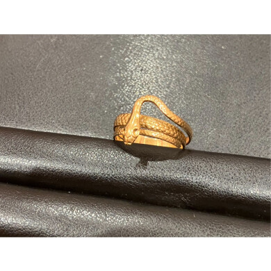 【K18 ヘビデザインリング 高価買取いたしました🐍✨】