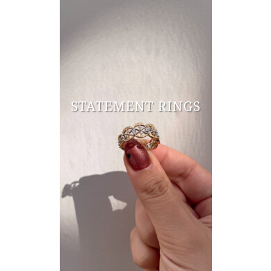 アンティーク調の主役リング✨