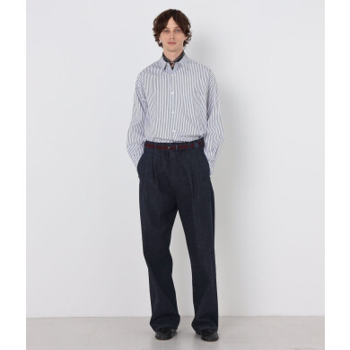  【別注】EDWIN レインボーセルビッチデニム 2タックワイドトラウザーズ