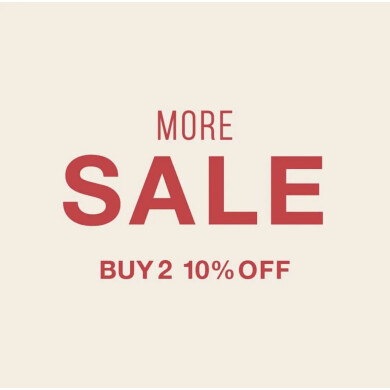 セール対象品が拡大・値下げ!2点以上お買い上げでさらにお得な「MORE SALE」開催!