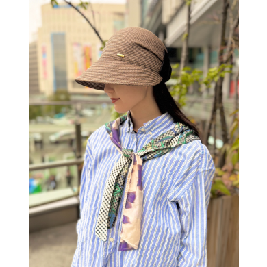 【品良く日差しを防ぐ🎀✨キャスケット】