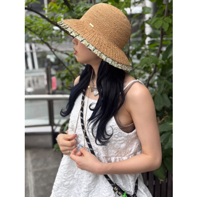 【つば先のフリフリで女子力上げ上げ⇗⇗クロシェ】
