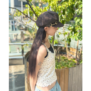 【幅広いコーディネートと相性抜群👍💕シックなマリンキャップ】