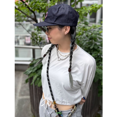 【フロントのネコワッペンが釘ずけ👀キャップ】