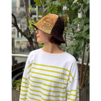 【その日の気分やスタイリングに合わせて🍃✨切り替えデザインのチューリップハット】