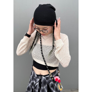 【少し緩めで被りやすい⚡男女兼用ニットハット】