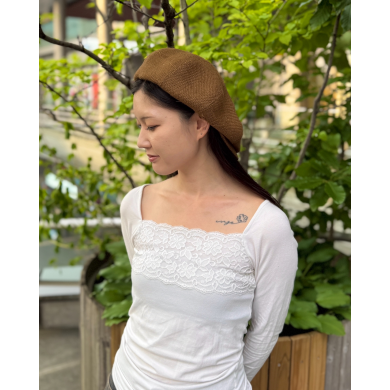 【ワークスタイルやブルティシュテイストに🙆🍃ジュートを使用したキャスケット】