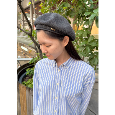【カジュアルからキレイめまで👍💕シンプルな小振りベレー】