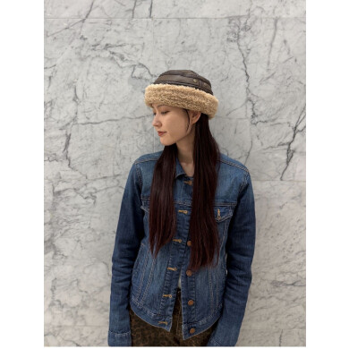 【頭にフィットする形!(^^)アトリエメイドのトーク帽】