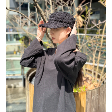 【ふわっと動くジャガード生地が🙆💎✨UVカット機能付きワークキャップ】