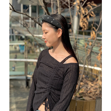 【ハートのカシメがキュート♥💗💛ペーパー素材のカチューシャ】