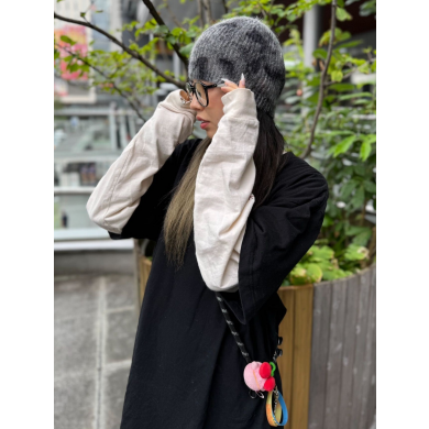【ダイダイ柄でストリートコーデにもってこい👐シングルニット】