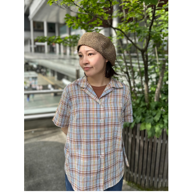【メッシュ生地で涼しげに🌬🌬ベレー帽】
