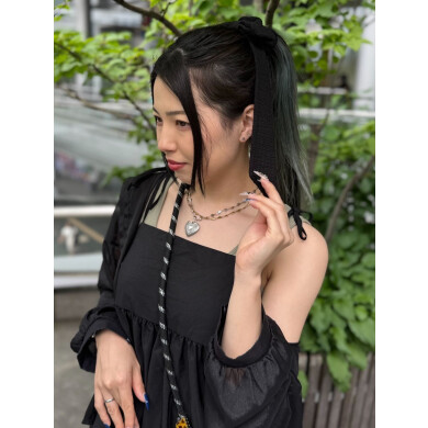 【腕につけてワンポイントとしても◎リボンシュシュ🎀】