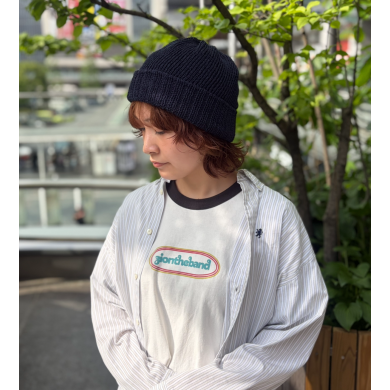 【シャリっと爽やかな風合い🍃🍋ウォッシャブル仕様の折り返しニット】