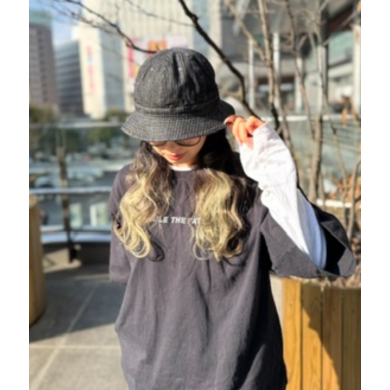 【別注のストライプジャガードデニムを使用👒💙洗えるメトロハット】