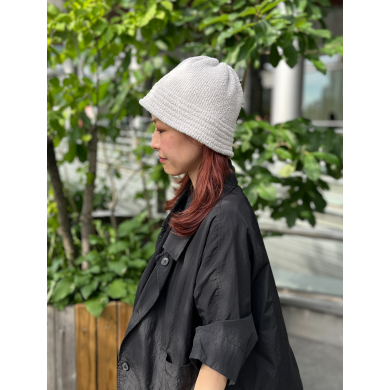 【長時間の着用もストレスフリー🍃✨ループ糸で仕立てたニットハット】