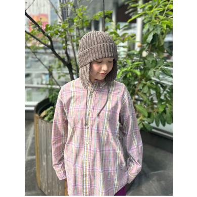 【イヤーフラップ付きで防寒性抜群👌コラボニット帽】