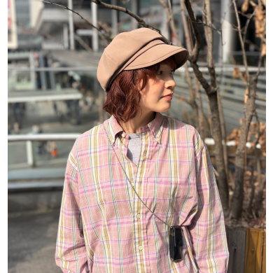 【程よいボリュームとキレイな丸み✨✨シンプルキャスケット】