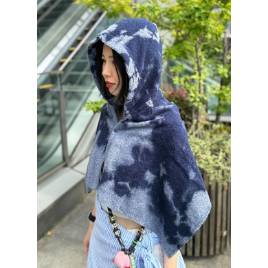 【アレンジ等もできるタイダイ柄のポンチョ◎◎】