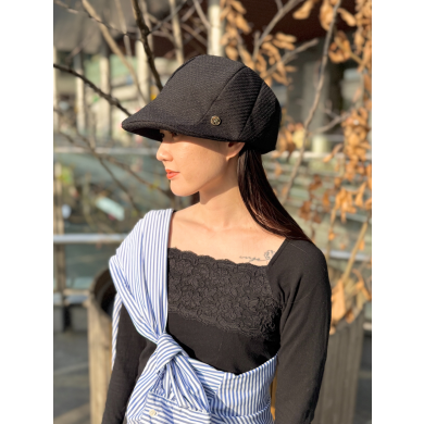 【流れるような美しいシルエットが魅力💎✨ユニセックスで使えるキャスケット】