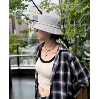 【さっと気軽にかぶれる🍃✨シンプルなメトロハット】