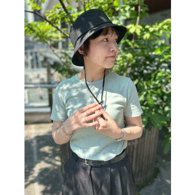 【屋外フェスやアウトドアにピッタリの顎紐付きバケットハット🏕】