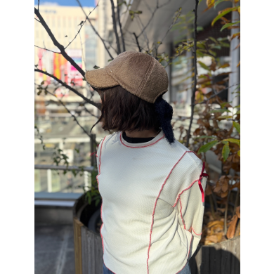 【後ろのリボンがポイント☝レディースキャップ】