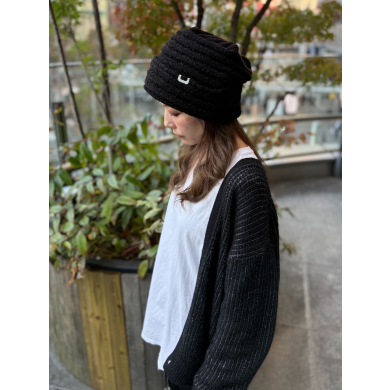 【ニット帽なのにトップは平天で深めに被れる💣ニット帽】