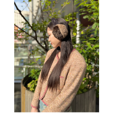 【程よい大きさで防寒対策ばっちり✊イヤマフ】