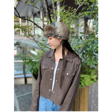 【シコロはおろして使うと防寒対策に🌟フライトキャップ】