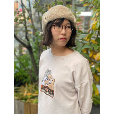 【耳を下ろすと防寒対策に!真冬にもってこい飛行帽】