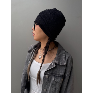 【90年代のHIPHOPシーンをイメージ🙃🎶編地が特徴的なシングルニット】