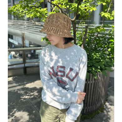 【ケーブル編みがキュート🧶涼しげのあるハット】