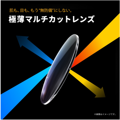 肌も、目も、もう”無防備”にしない。「極薄マルチカットレンズ」