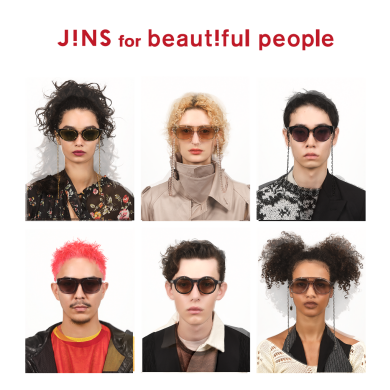 JINS for beautiful people「over engineering sunglasses」