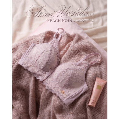 【数量限定コラボ】吉田朱里×PEACH JOHN♡‬フロントホックナイトブラ✧*｡