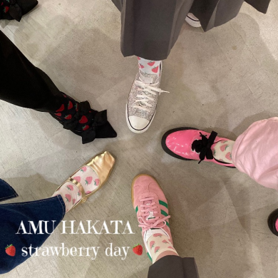 🍓春にぴったりイチゴソックス🍓