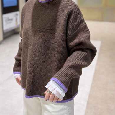 【ロートレック】配色が魅力的‼️一枚で決まるニット🧶